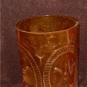 Vintage amber glass from India